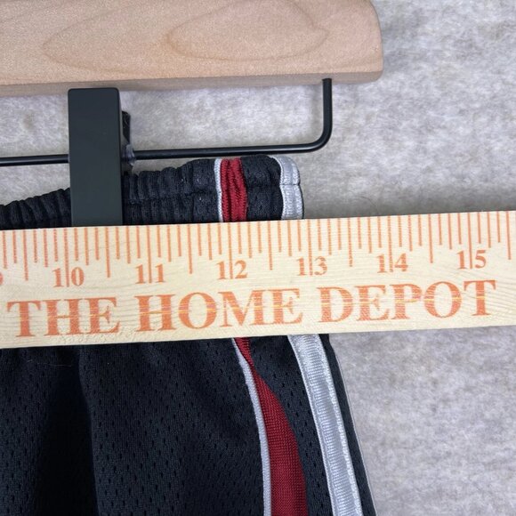 Adidas Dazzle Mesh Gym Shorts Mens Medium Black Athletic Basketball Y2K - Picture 7 of 15